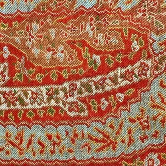 1800’s Wool Paisley Shawl -extra large! 146” x 64” - Picture 10 of 16